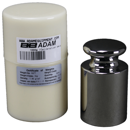 Adam Equipment OIML F1 1kg Calibration Weight for EPB 1203/2103, SPB 1203/2103, NBL, HCB 1002/1502 Balances, Stainless Steel, Single - 700100009 - Click Image to Close